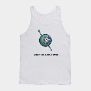 Orbiting Laika Boss Tank Top